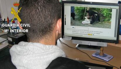 Vídeo de la decapitación supuestamente difundido por un joven en Canals.