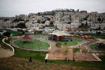 Vista general del asentamiento israelí Modiin Illit, en Cisjordania, en una imagen de marzo de 2017.