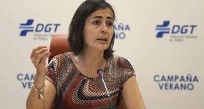 La directora de la DGT, María Seguí, este martes.