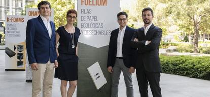 Equipo de Fuelium, apoyado por el fondo Repsol.