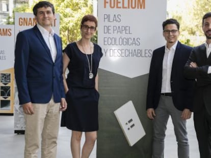 Equipo de Fuelium, apoyado por el fondo Repsol.