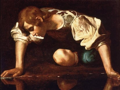'Narciso', de Caravaggio (1597-99), conservado en Roma.