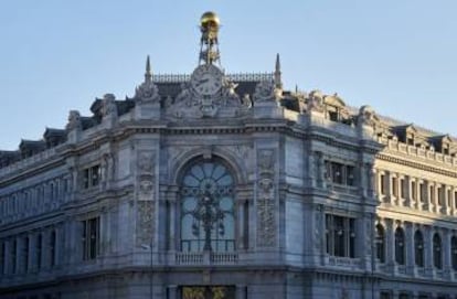 Fachada del Banco de España. Europa Press