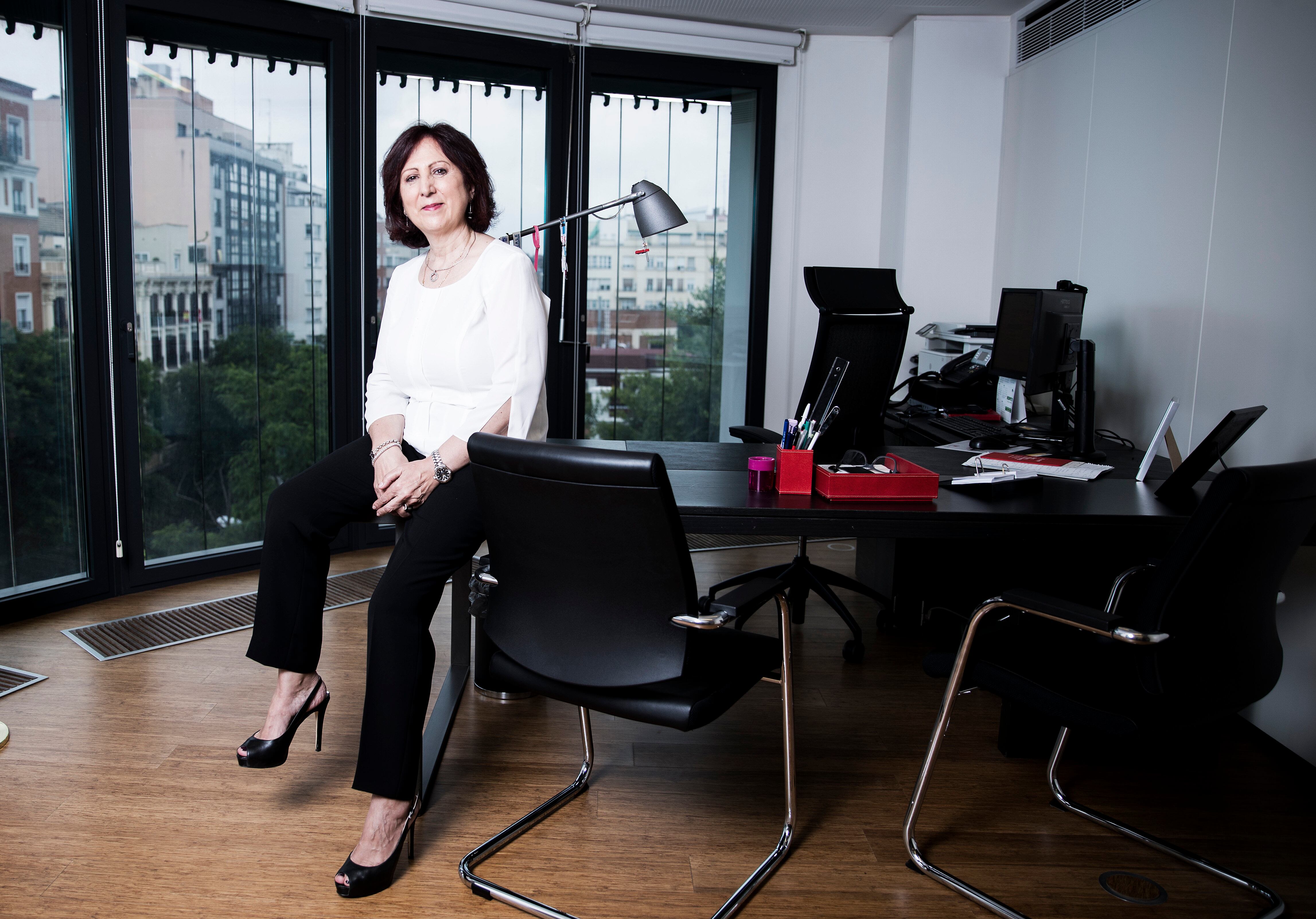 Teresa Peramato, en mayo de 2021 en su despacho de la Fiscalía de Violencia Sobre la Mujer.