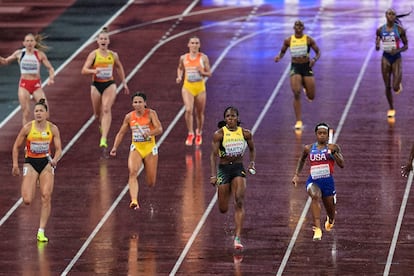 Maribel Pérez pelea con Lückenkemper, Smith, y Richardson