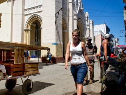 La iglesia habanera donde un grupo de disidentes cubanos están encerrados.
