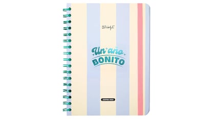 grandes ofertas en amazon: agenda Mr.Wonderful con ocho hojas de pegatinas.