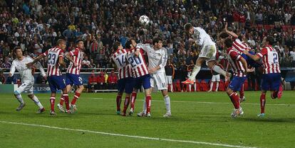 Final de Champions entre el Real Madrid y el Atlético de Madrid en 2014.