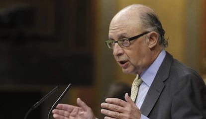 El ministro de Hacienda, Cristóbal Montoro.