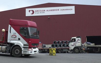 Planta de Arcelor Mittal en Zumarraga (Gipuzkoa).