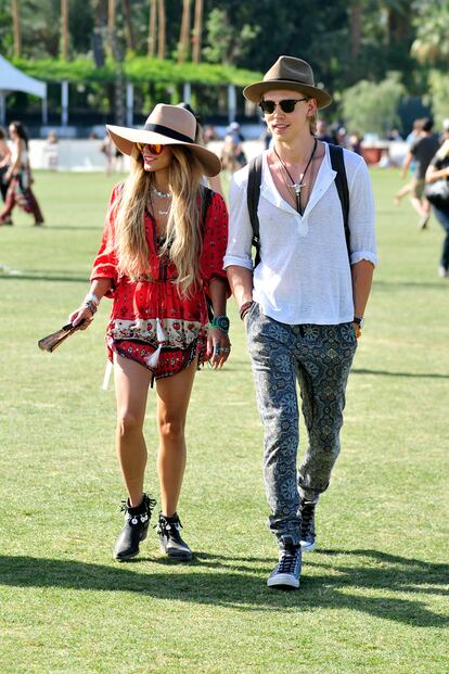 La actriz y cantante Vanessa Hudgens y el actor Austin Butler. 