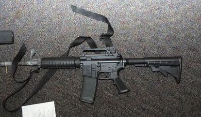 Una de las armas utilizadas por Adam Lanza para perpetrar la matanza.