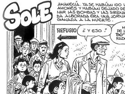 Viñetas de <i>36-39. Malos tiempos II,</i> de Carlos Giménez.