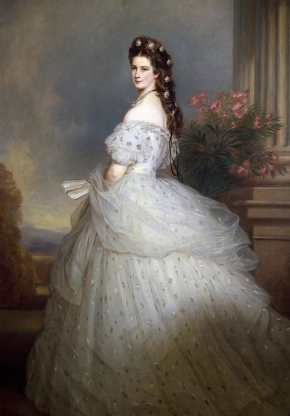 Empress Elizabeth of Austria and Bavaria by Franz Xavier Winterhalter