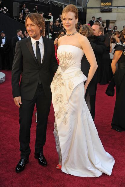 Una de las más añoradas -sus vestidos siempre dan mucho que hablar-, Nicole Kidman.