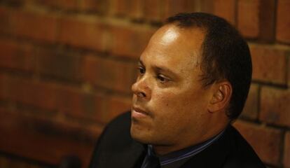 Hilton Botha, investigador principal del caso Pistorius. 