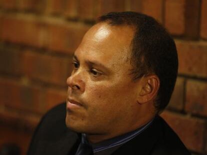 Hilton Botha, investigador principal del caso Pistorius. 