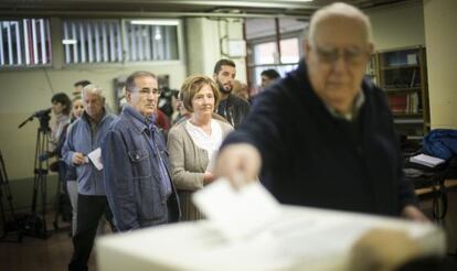 Votación del N9 en Cataluña.