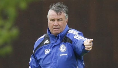 Hiddink, en su anterior etapa en el Chelsea