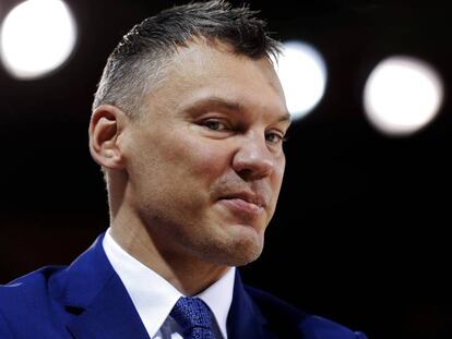 Jasikevicius, en un partido de la presente Euroliga