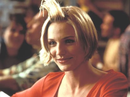 La actriz Cameron Díaz, en un fotograma de la película 'Algo pasa con Mary' (1998). 