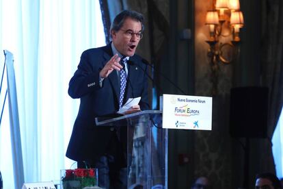 L'expresident de la Generalitat Artur Mas, al Fòrum Europa.