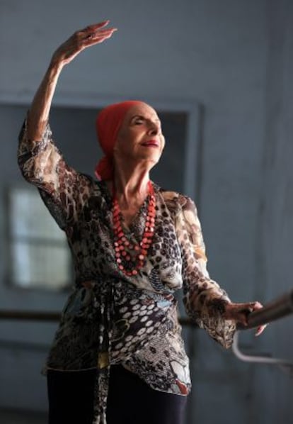 La bailarina cubana Alicia Alonso, directora del Ballet Nacional de Cuba.