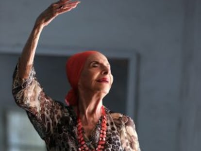 La bailarina cubana Alicia Alonso, directora del Ballet Nacional de Cuba.