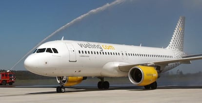 Un avión de Vueling