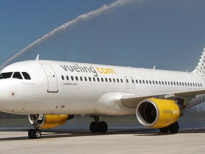 Un avión de Vueling 