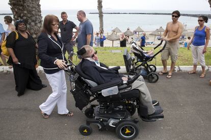 Stephen Hawking, en Tenerife