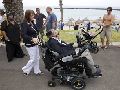 Stephen Hawking, en Tenerife