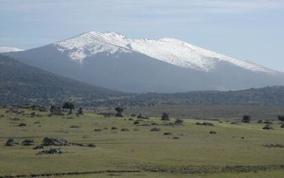 Panorámica de la Sierra de la Mujer Muerta, en Segovia.