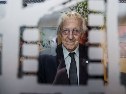 El cineasta argentino Manuel Antín en Buenos Aires
