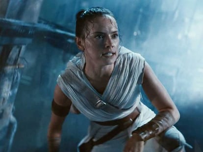 Daisy Ridley después de leer el guion de 'El ascenso de Skywalker'.