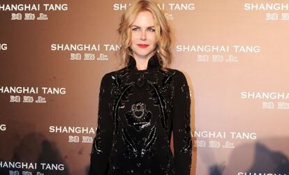 Nicole Kidman con un dise&ntilde;o de Shanghai Tang.