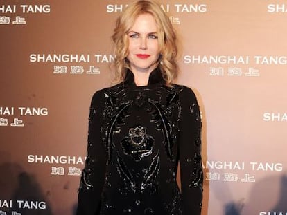 Nicole Kidman con un dise&ntilde;o de Shanghai Tang.