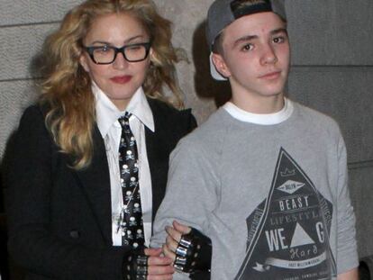 Madonna y su hijo Rocco, en una imagen de 2013.