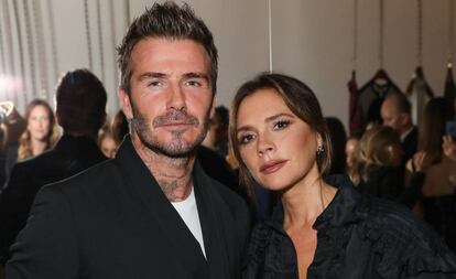 David y Victoria Beckham, en un evento en Londres (el Reino Unido), este lunes.