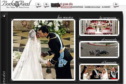 Especial Actualidad Inmediata

&bull; ELPAIS.es: Cobertura en directo de la Boda Real
http://www.elpais.es/comunes/2004/bodareal/index.html

MENCI?N