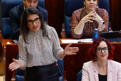 La portavoz de Más Madrid en la Asamblea, Manuela María Bergerot.