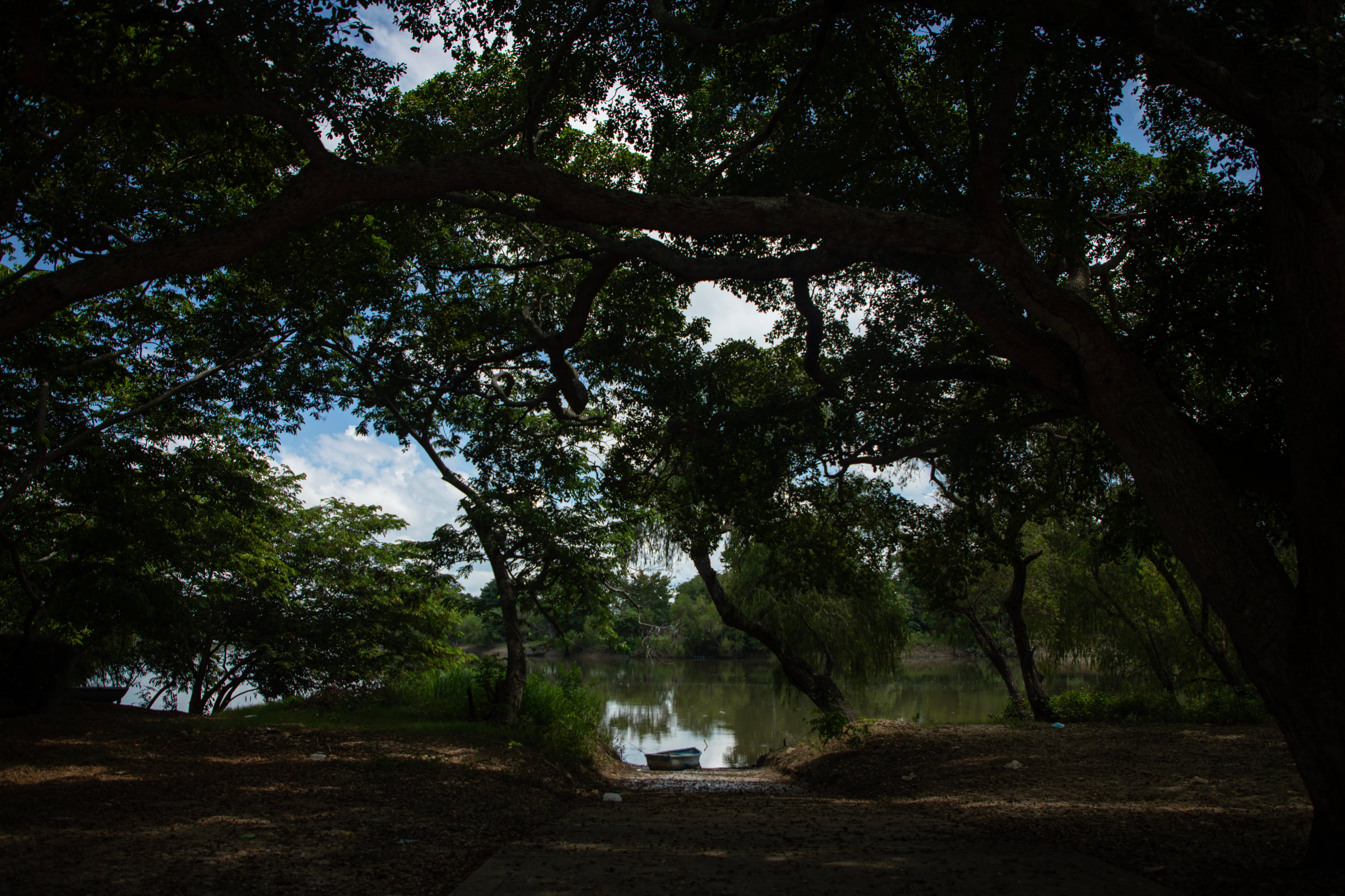 Vista del río Tulijá, ubicado en Tepatitán, Tabasco, frente al Museo Casa Obrador. 