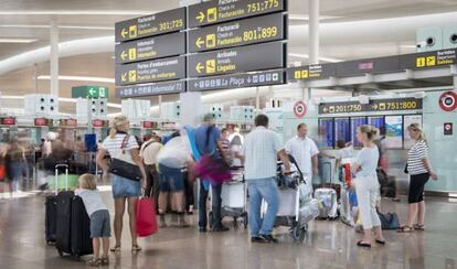 Terminal T1 del aeropuerto de El Prat.