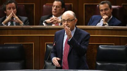 El ministro de Hacienda, Cristóbal Montoro.