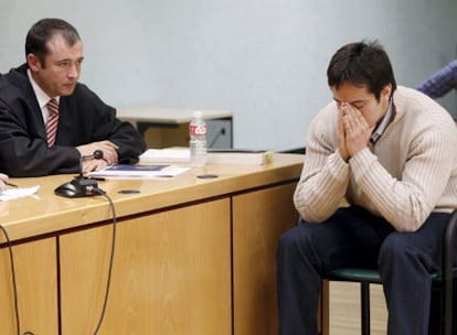 José Diego Yllanes, durante el juicio celebrado en Pamplona por la muerte de Nagore Laffage.