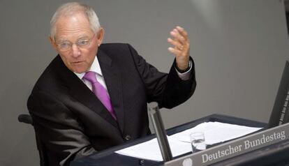 El ministro alemán de Finanzas, Wolfgang Schäeuble
