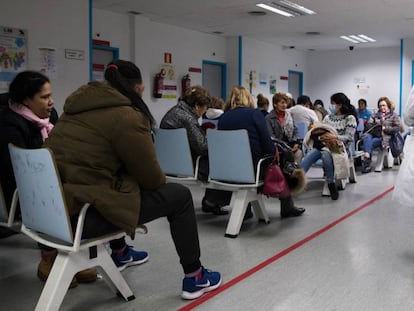 Sala de espera de Urgencias del Hospital Universitario de la Princesa, en Madrid.