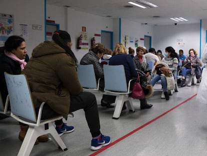 Sala de espera de Urgencias del Hospital Universitario de la Princesa, en Madrid, en enero de 2020.