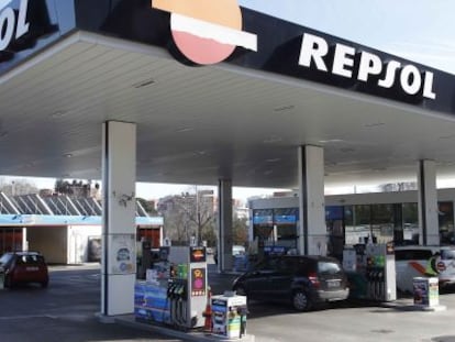 Gasolinera de Repsol.