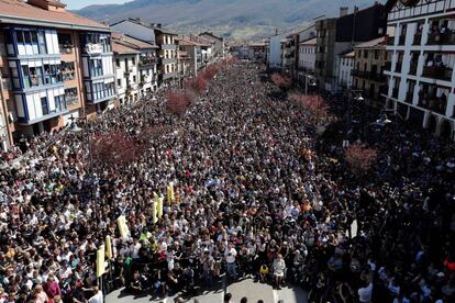 Manifestación de hoy en Alsasua.